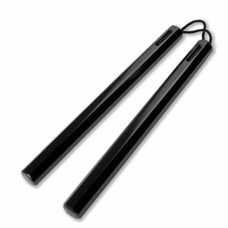 Black 14" Corded Nunchaku - Violent Art Shop