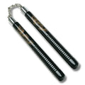 Black Dragon Nunchaku with Grip - Violent Art Shop