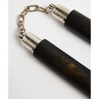 Practice Foam Chuck Nunchaku Nunchuck With Dragon II w/Chain 12" - Violent Art Shop