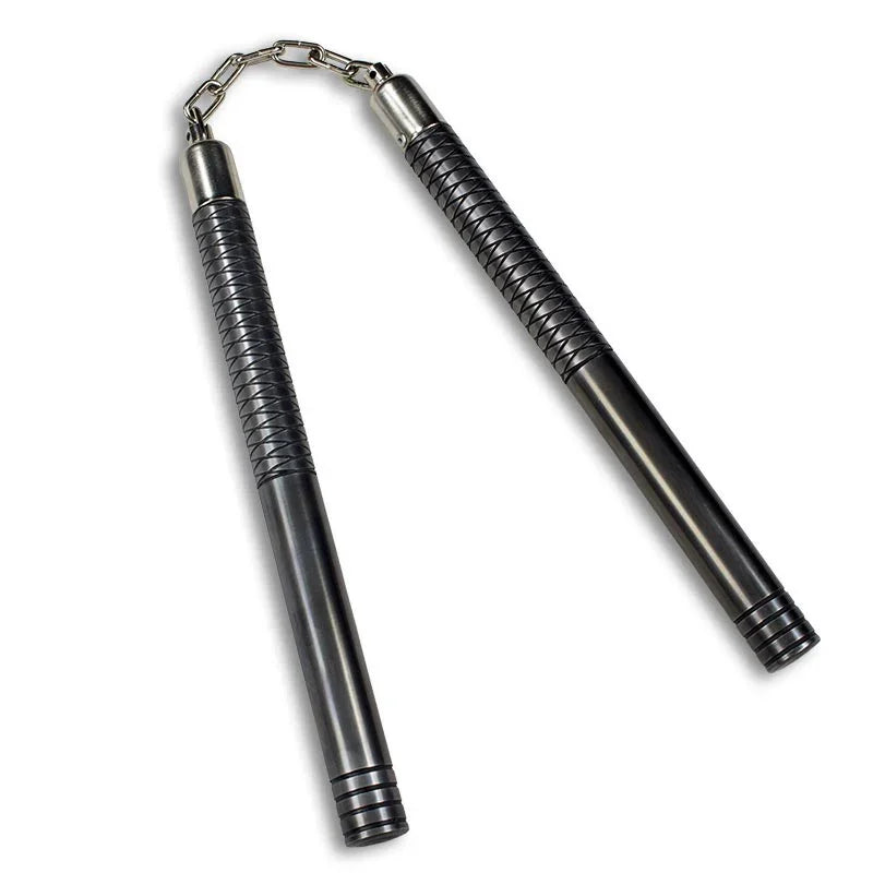 Black Steel Nunchaku - Violent Art Shop
