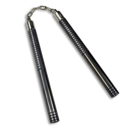 Black Steel Nunchaku - Violent Art Shop