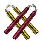 Black Striped Foam Chain Nunchaku - Violent Art Shop