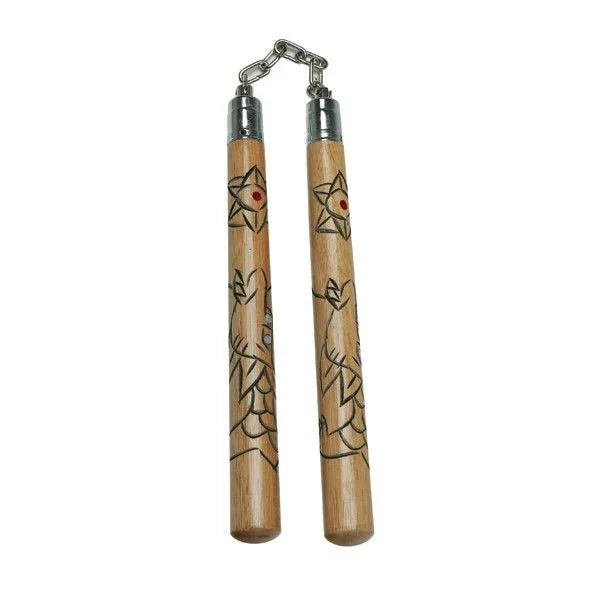 Dragon Carved Ball Bearing Nunchaku