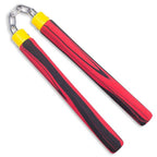 Kids Red Practice Nunchucks - Violent Art Shop