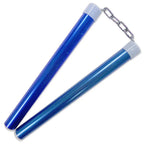 Metallic Blue Aluminum Nunchaku - Violent Art Shop