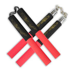 Red and Black Foam Nunchaku - Violent Art Shop