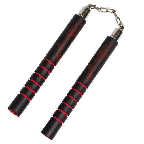 ProForce Foam Speedchuck Nunchaku Dragon Design 12" (w/Chain) - Violent Art Shop