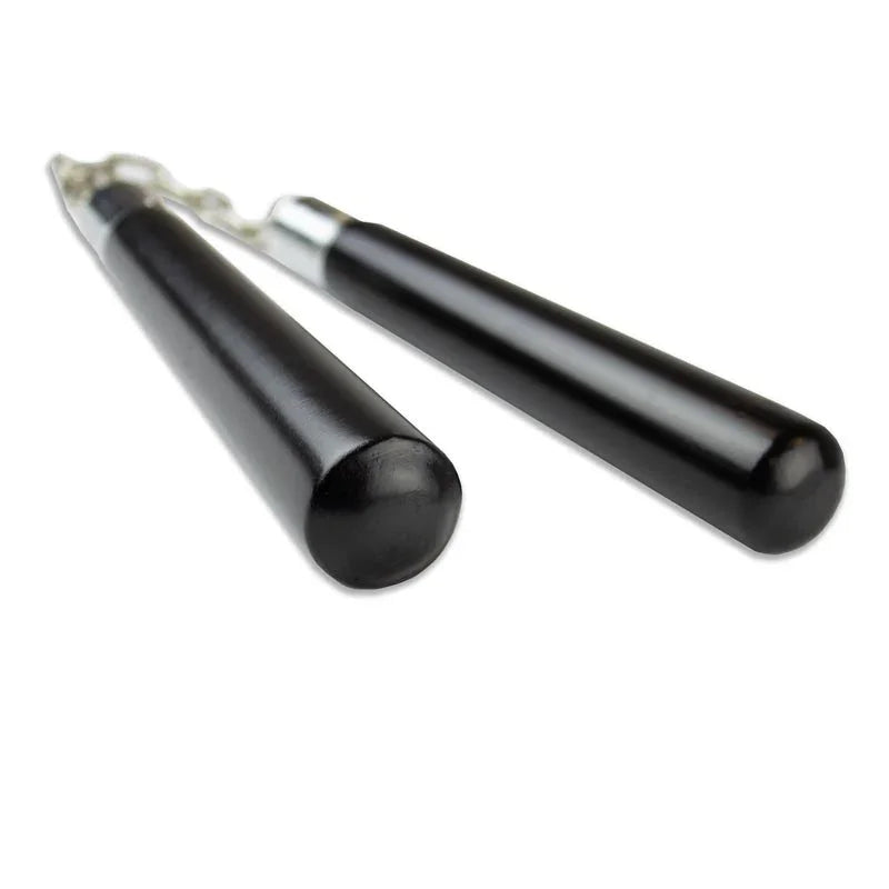 Short Black Hardwood Nunchaku - Violent Art Shop