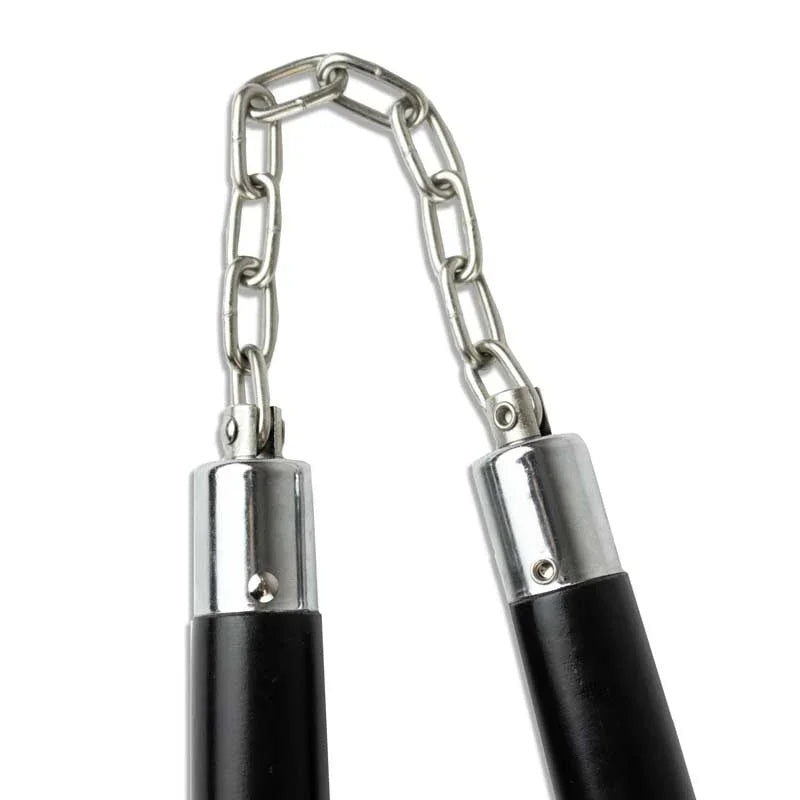 Short Black Hardwood Nunchaku - Violent Art Shop