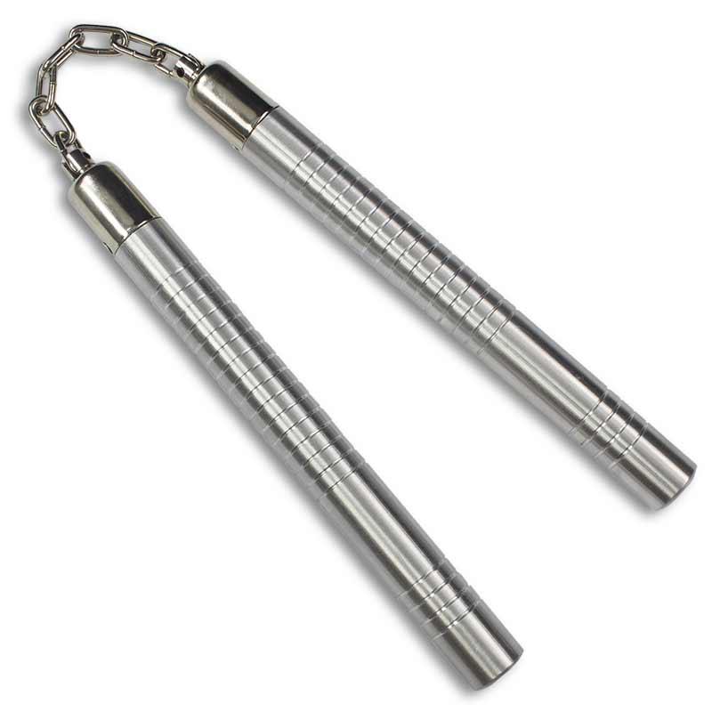 Solid Aluminum Alloy Nunchucks - Violent Art Shop