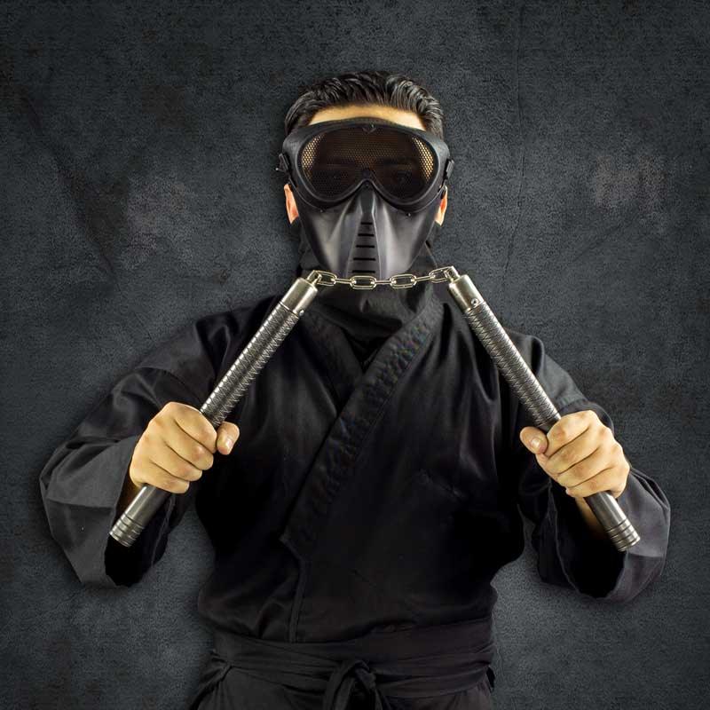 Steel Nunchaku - Violent Art Shop